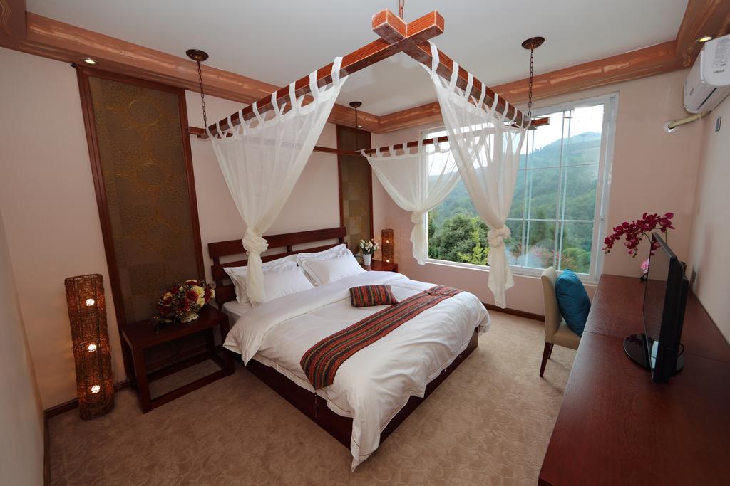 Panshan Tingquan Tuwo Holiday Resort เล่อซาน ห้อง รูปภาพ