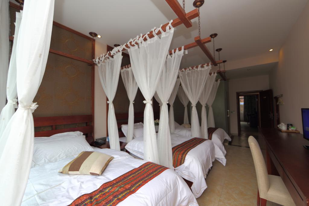Panshan Tingquan Tuwo Holiday Resort เล่อซาน ห้อง รูปภาพ